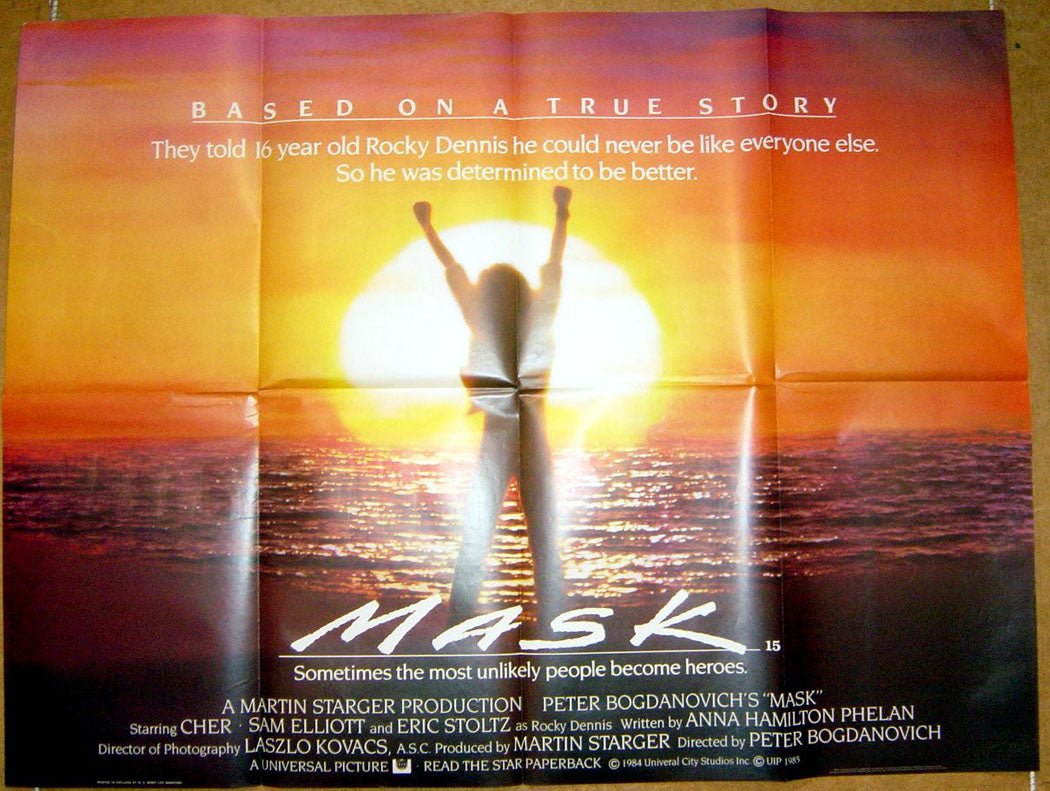 Mask  Original Quad Movie Poster  