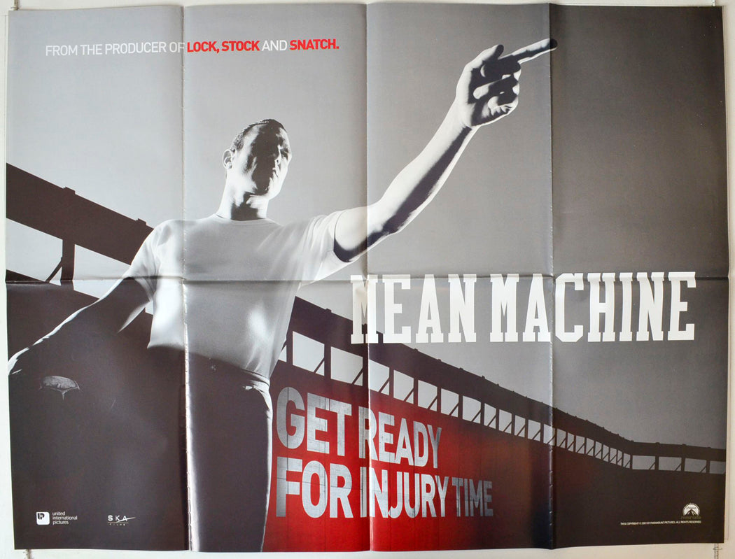 Mean Machine  (Teaser / Advance Version)   Original British Quad Poster - Movie Poster