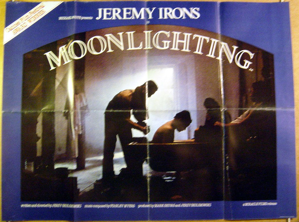 Moonlighting  Original Quad Movie Poster  