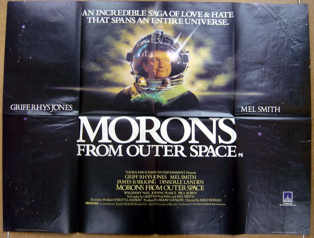 Morons From Outer Space  Original Quad Movie Poster  