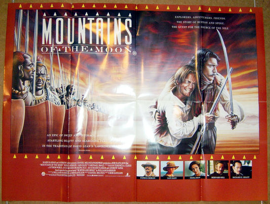 Mountains Of The Moon  Original Quad Movie Poster  