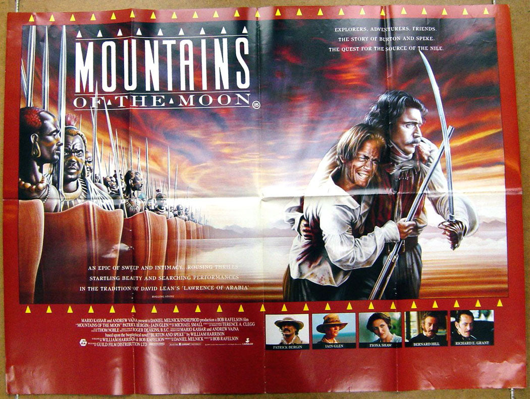 Mountains Of The Moon  Original Quad Movie Poster  