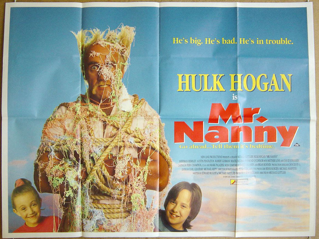 Mr Nanny  Original Quad Movie Poster  