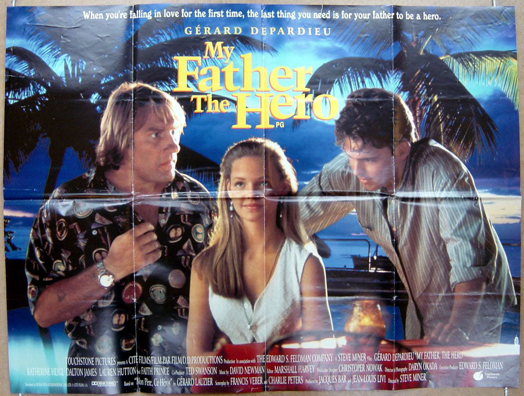 My Father The Hero  Original Quad Movie Poster  