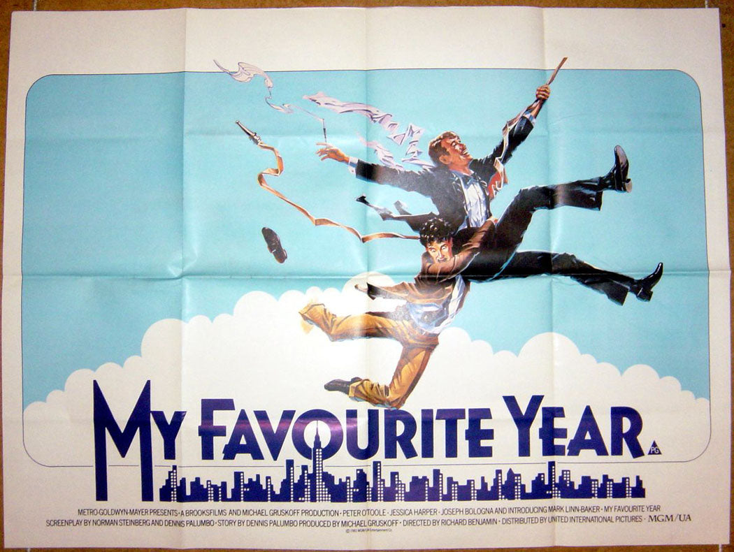 My Favourite Year  Original Quad Movie Poster  