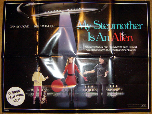 My Stepmother Is An Alien  (Teaser)  Original Quad Movie Poster  