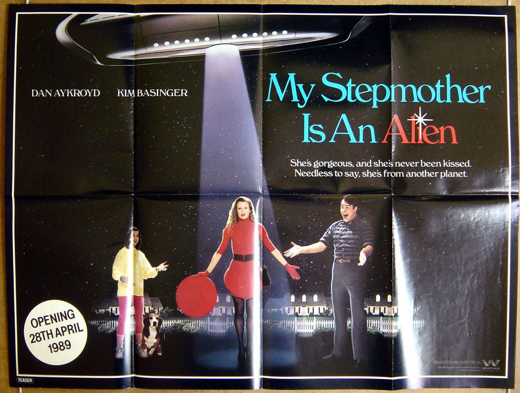 My Stepmother Is An Alien  (Teaser)  Original Quad Movie Poster  