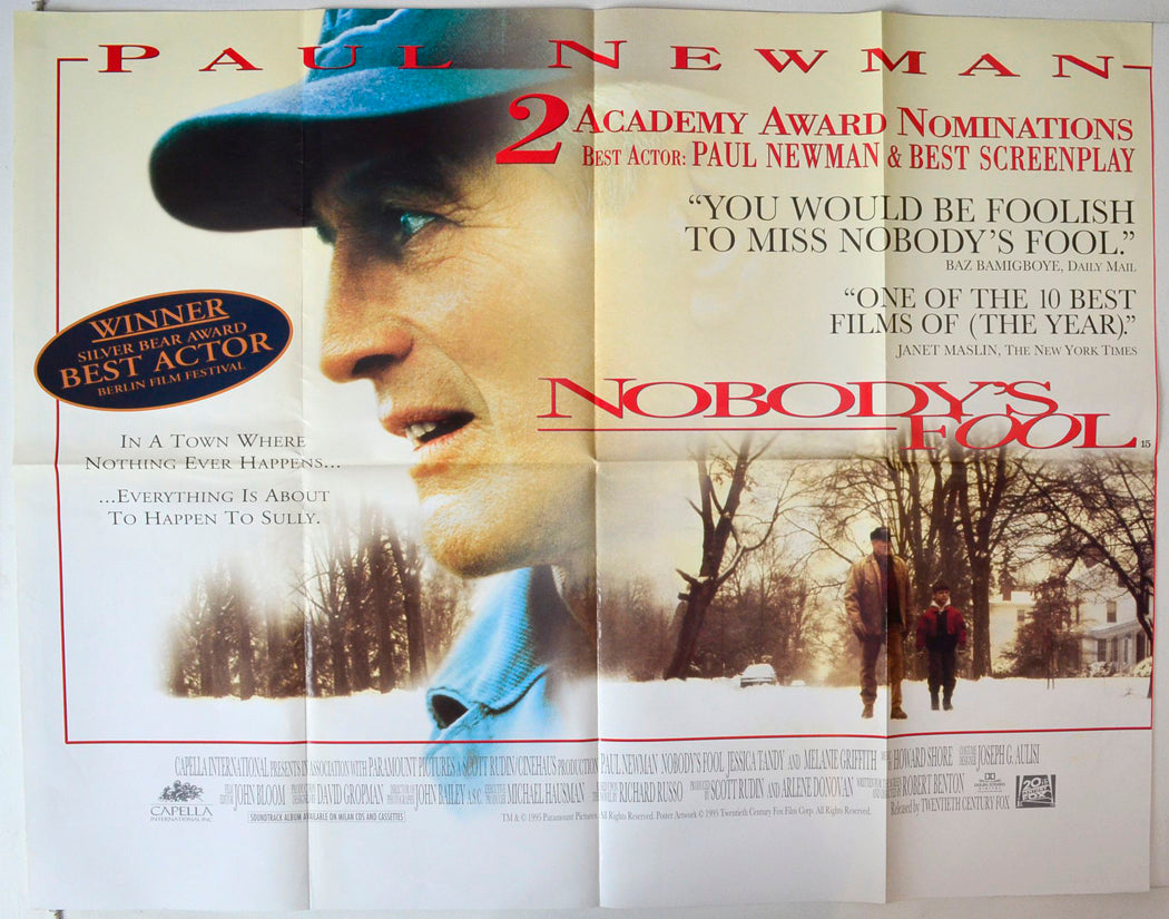 Nobody's Fool Original British Quad Poster - Movie Poster