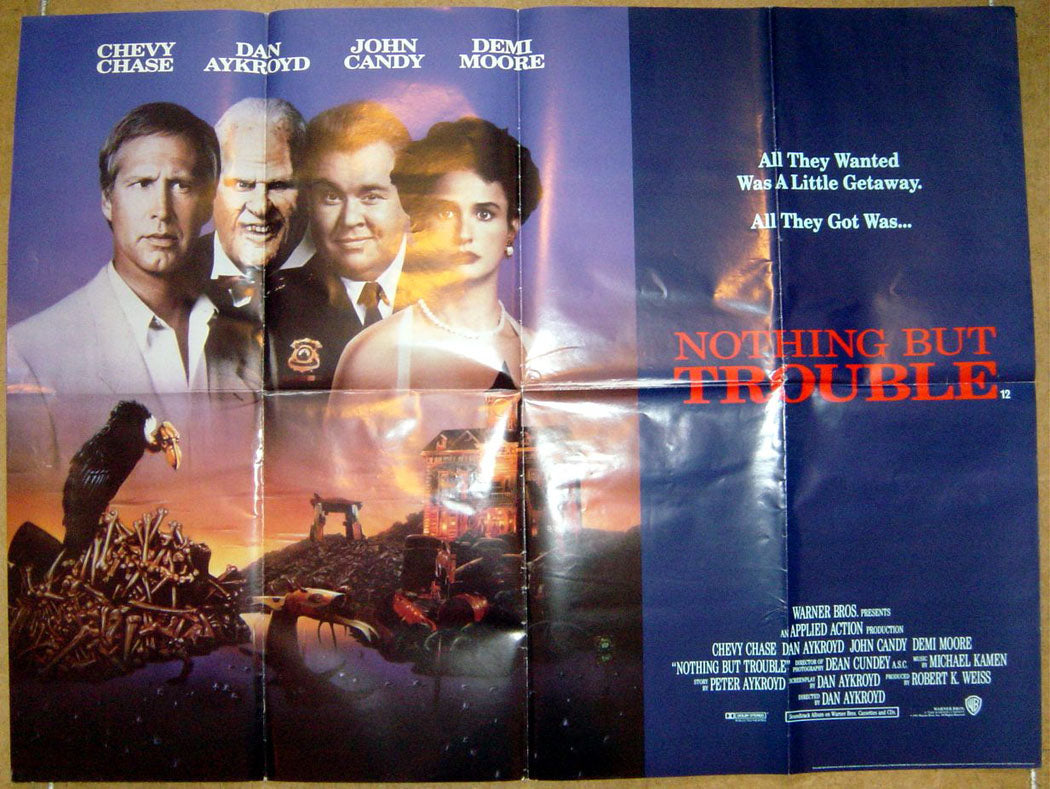 Nothing But Trouble  Original Quad Movie Poster  