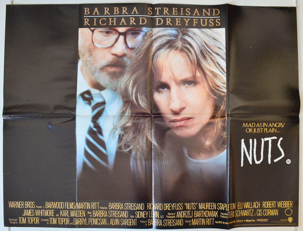 Nuts Original British Quad Poster - Movie Poster