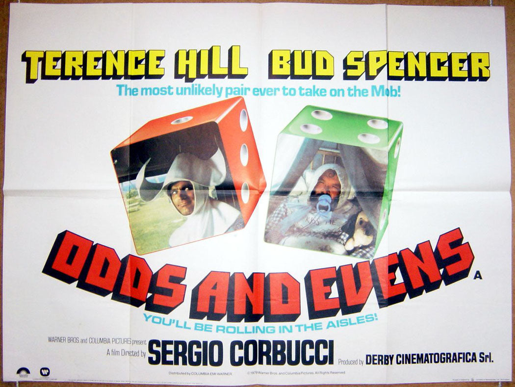 Odds And Evens  Original Quad Movie Poster  