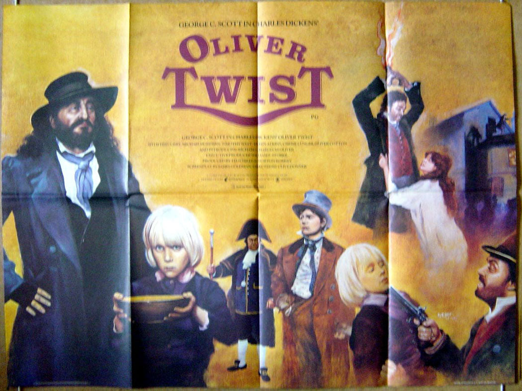 Oiver Twist  Original Quad Movie Poster  