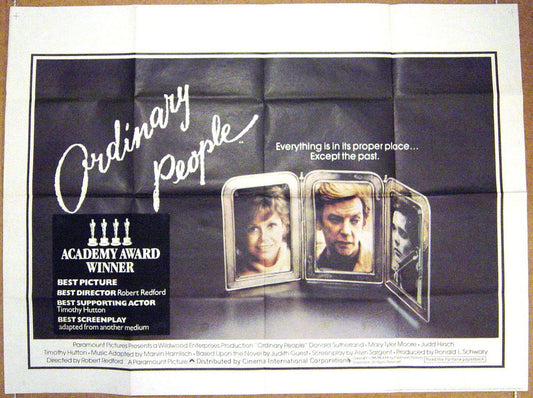 Ordinary People  Original Quad Movie Poster  