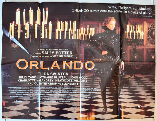 Orlando Original British Quad Poster - Movie Poster