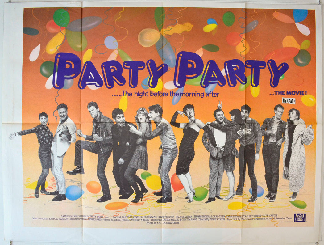 Party Party Original British Quad Poster - Movie Poster