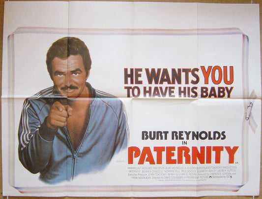 Paternity  Original Quad Movie Poster  