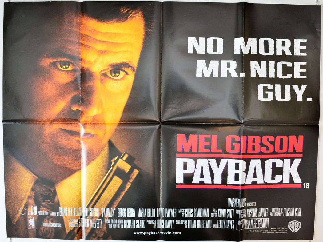 Payback Original British Quad Poster - Movie Poster