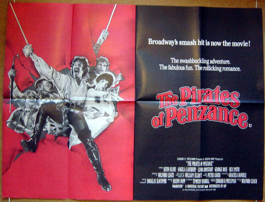 The Pirates Of Penzance  Original Quad Movie Poster  