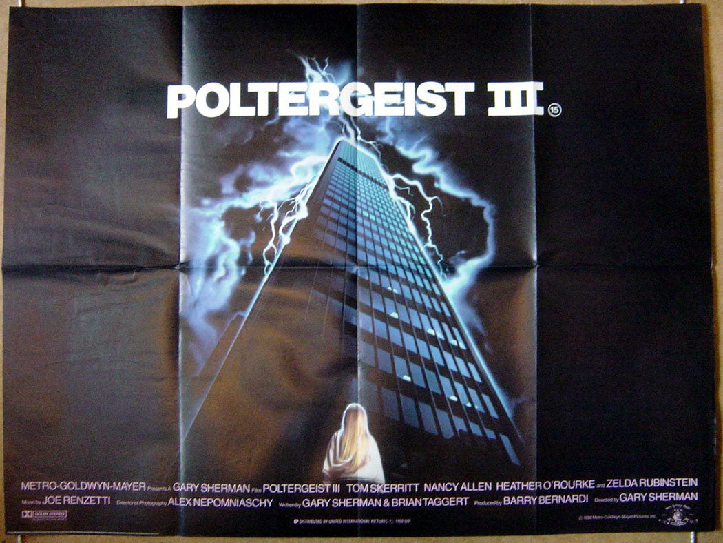 Poltergeist III  Original Quad Movie Poster  