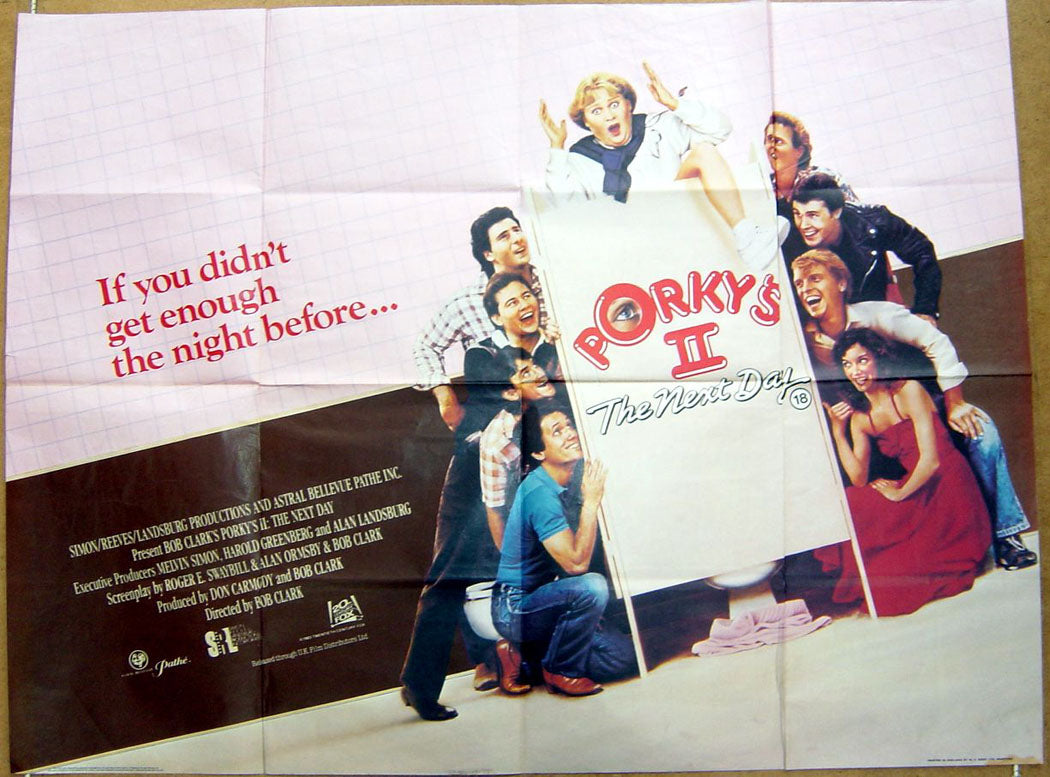 Porky's 2 : The Next Day  Original Quad Movie Poster  