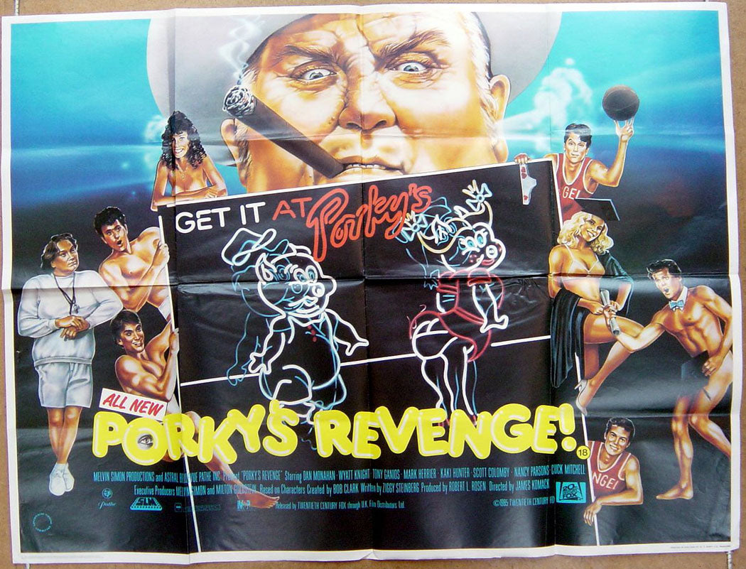 Porky's Revenge  Original Quad Movie Poster  