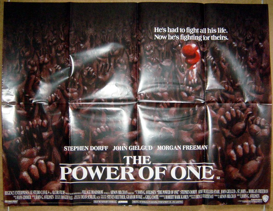 The Power Of One  Original Quad Movie Poster  