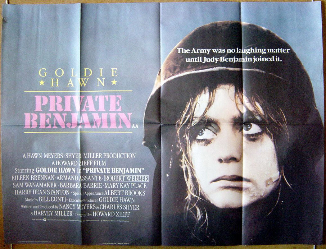 Private Benjamin  Original Quad Movie Poster  