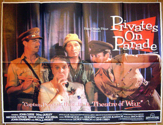 Privates On Parade  Original Quad Movie Poster  