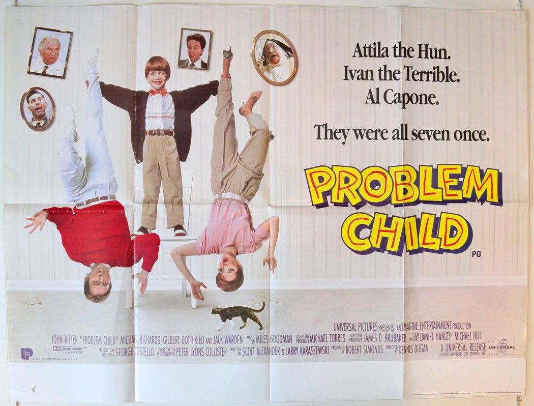 Problem Child Original British Quad Poster - Movie Poster