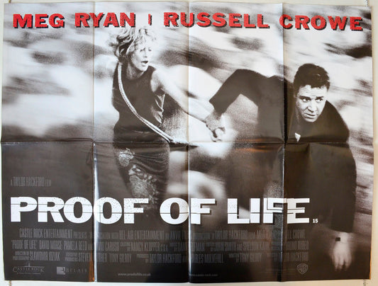 Proof Of Life Original British Quad Poster - Movie Poster