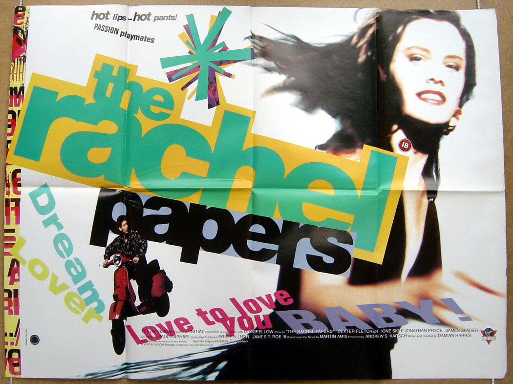 The Rachel Papers  Original Quad Movie Poster  