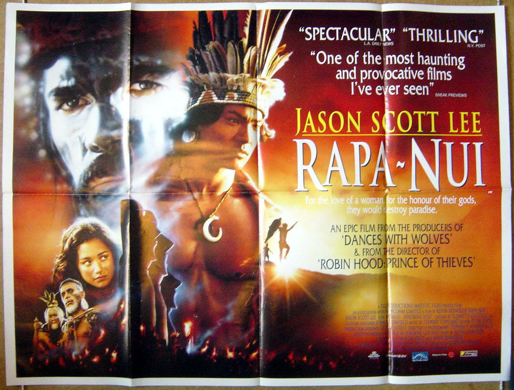 Rapa-Nui  Original Quad Movie Poster  