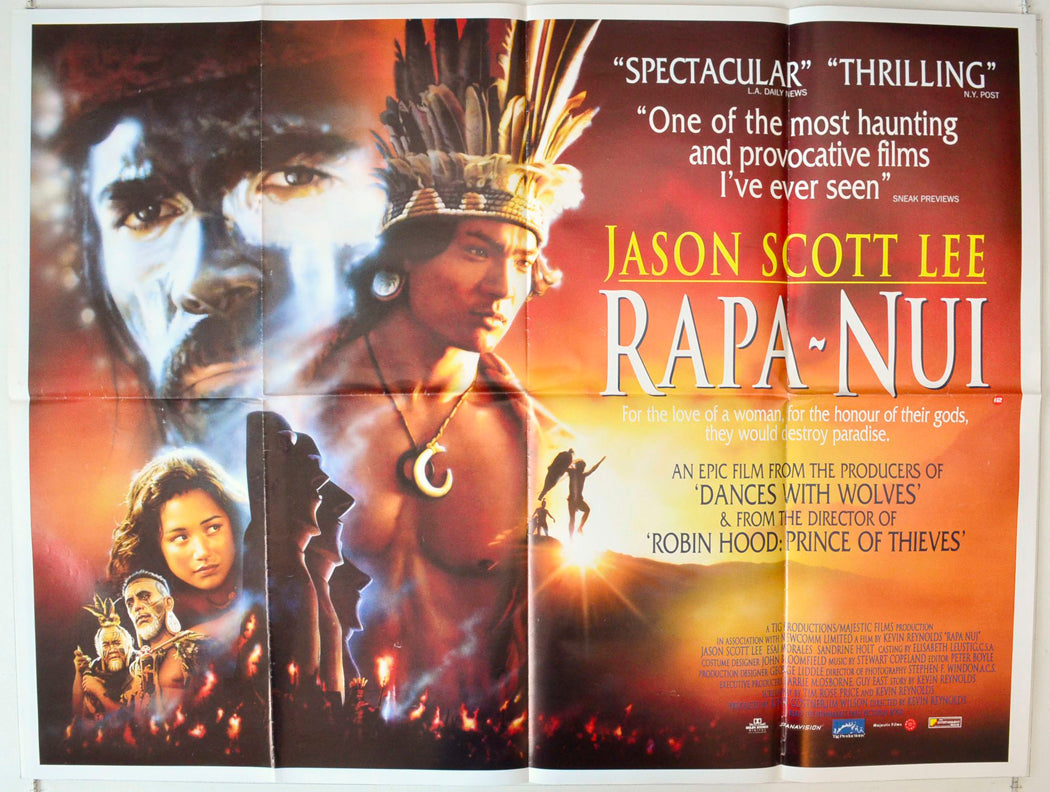 Rapa-Nui Original British Quad Poster - Movie Poster