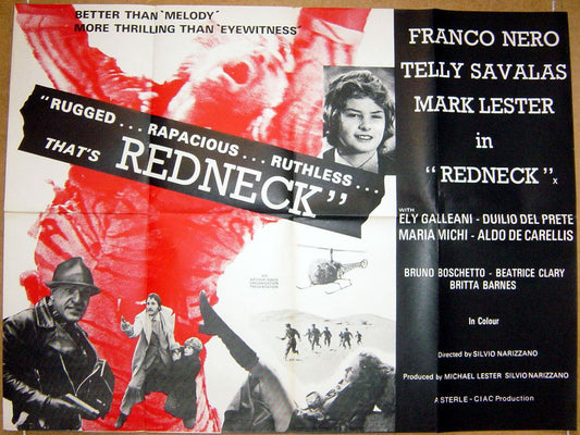 Redneck  Original Quad Movie Poster  