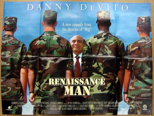 Renaissance Man  Original Quad Movie Poster  