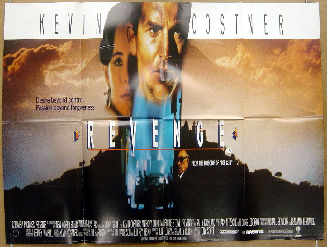 Revenge  Original Quad Movie Poster  