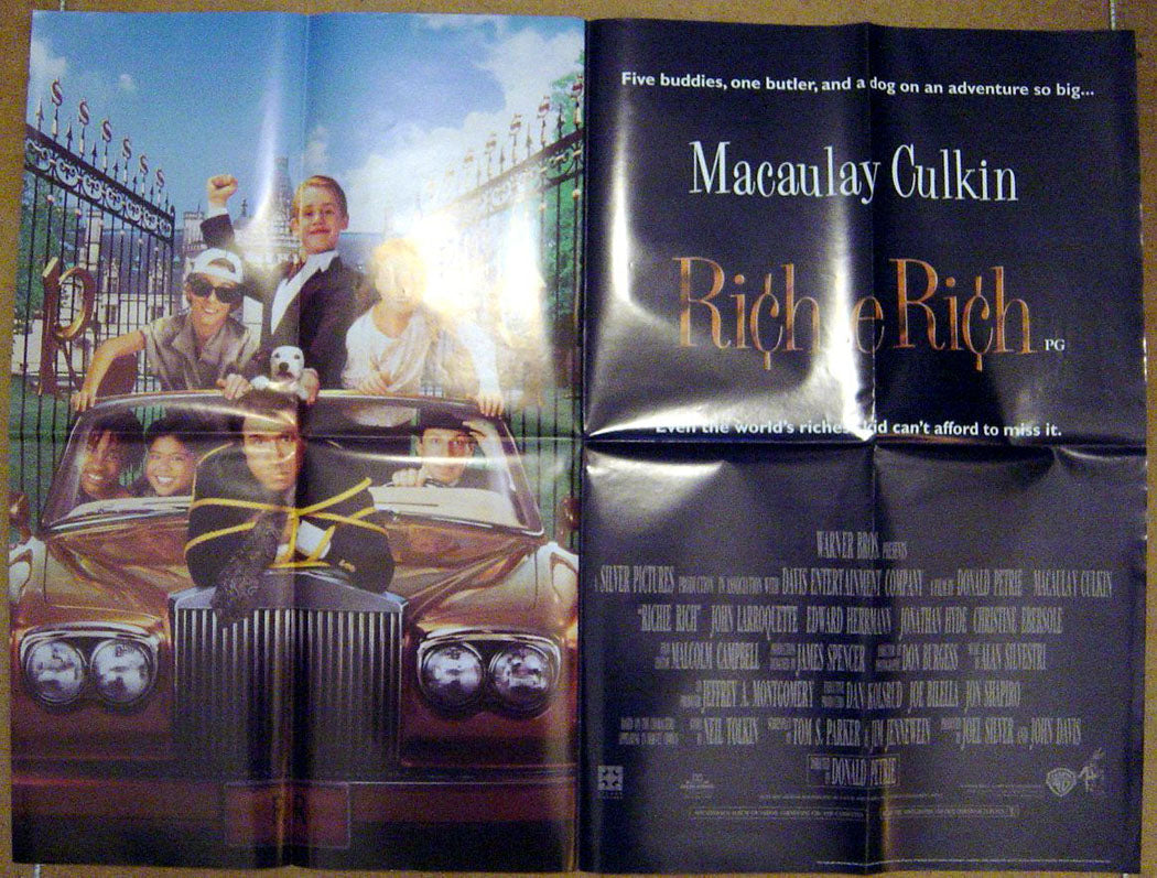 Richie Rich  Original Quad Movie Poster  