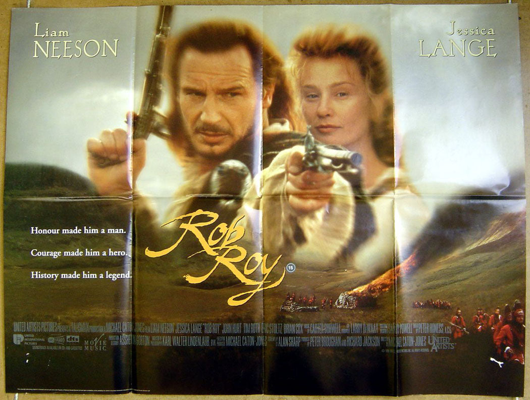 Rob Roy  Original Quad Movie Poster  