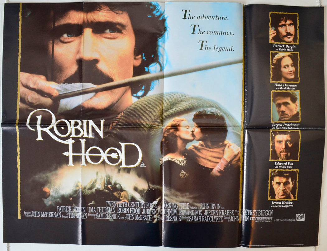 Robin Hood Original British Quad Poster - Movie Poster