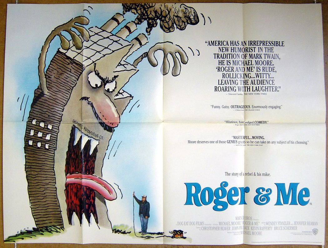 Roger And Me  Original Quad Movie Poster  