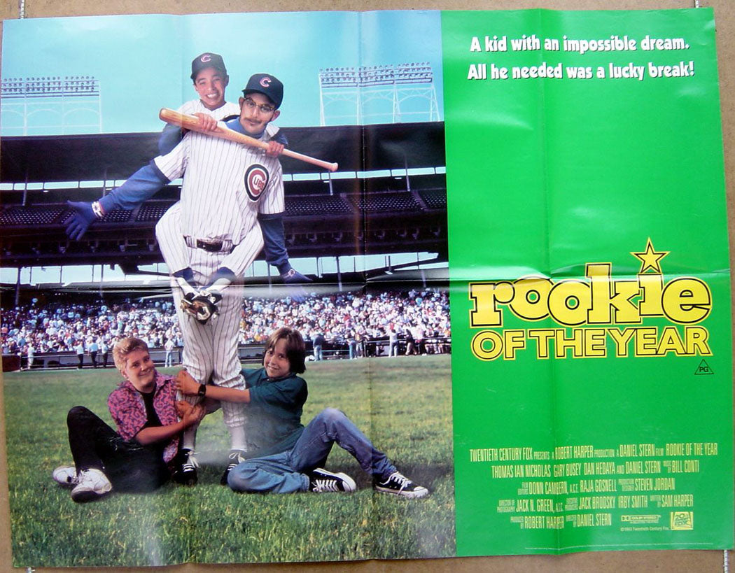 Rookie Of The Year  Original Quad Movie Poster  