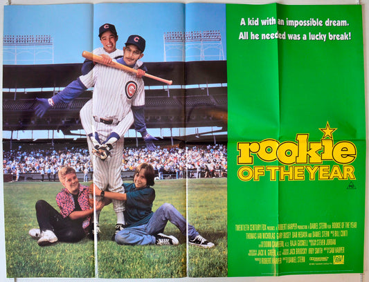 Rookie Of The Year Original British Quad Poster - Movie Poster