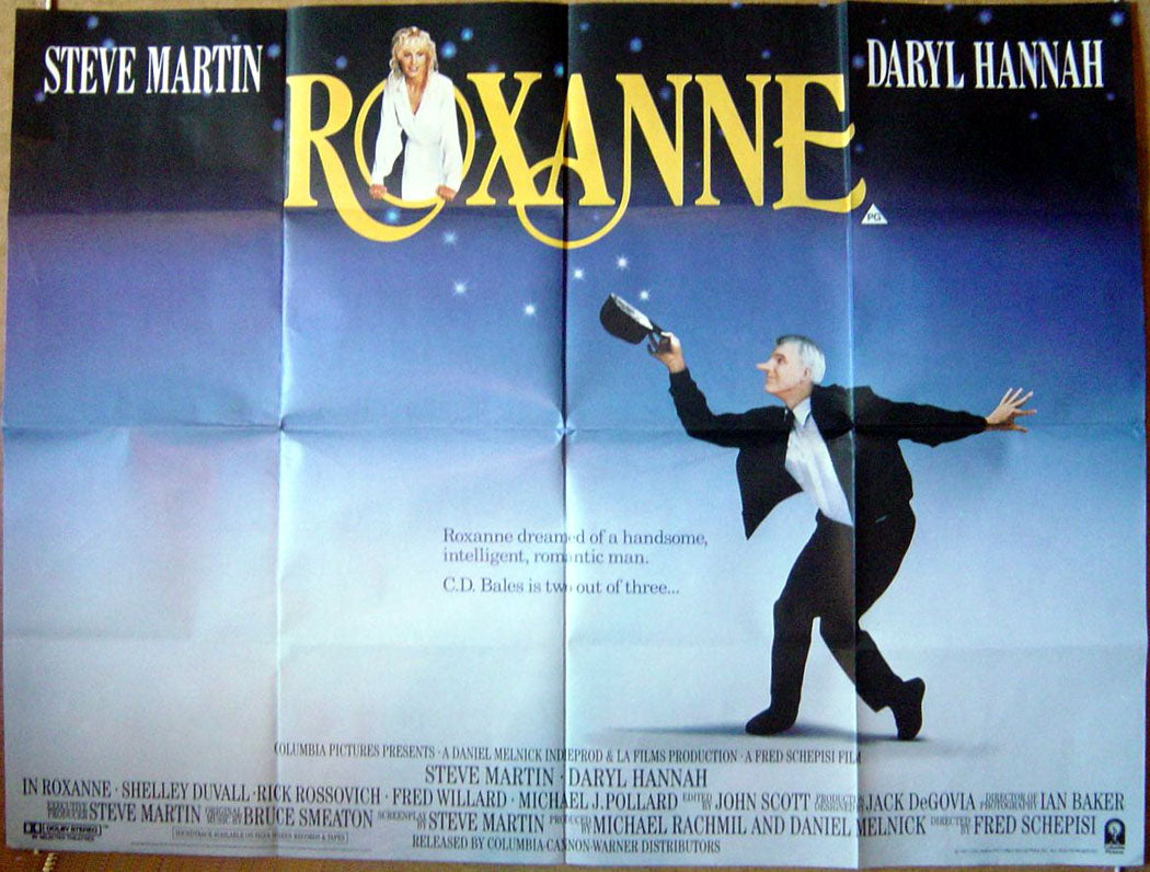 Roxanne  Original Quad Movie Poster  