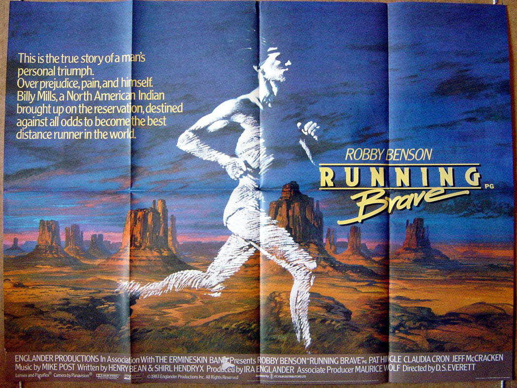 Running Brave  Original Quad Movie Poster  