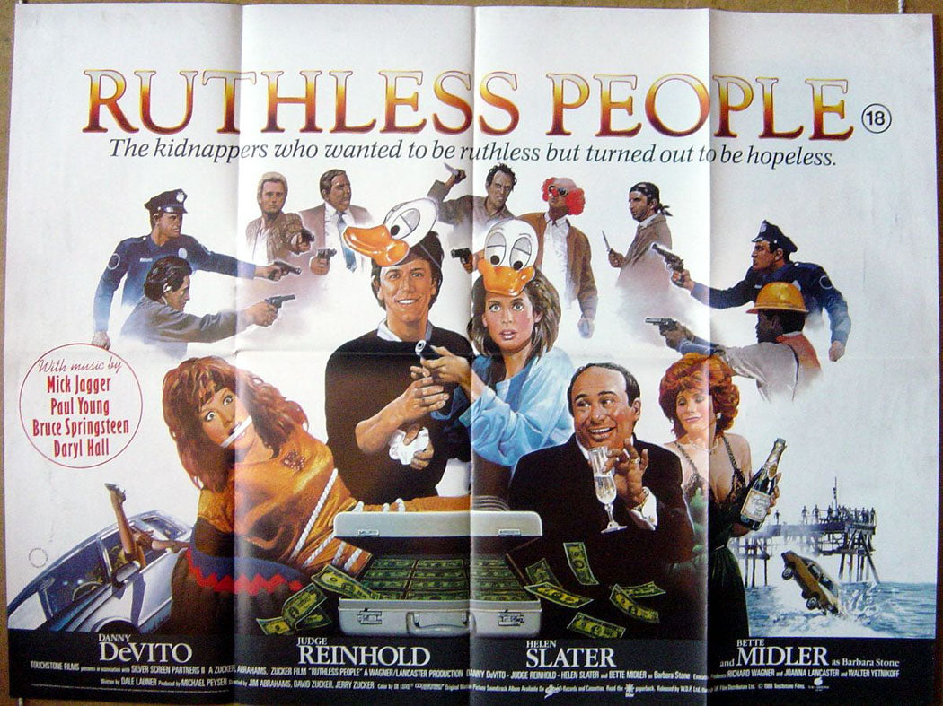 Ruthless People  Original Quad Movie Poster  