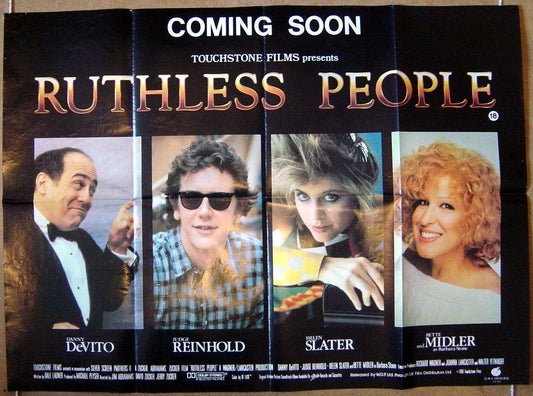 Ruthless People  (Teaser Original Quad Movie Poster)  Original Quad Movie Poster  