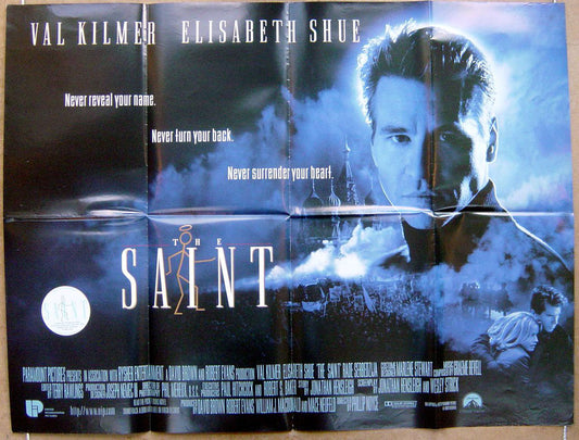 The Saint  Original Quad Movie Poster  