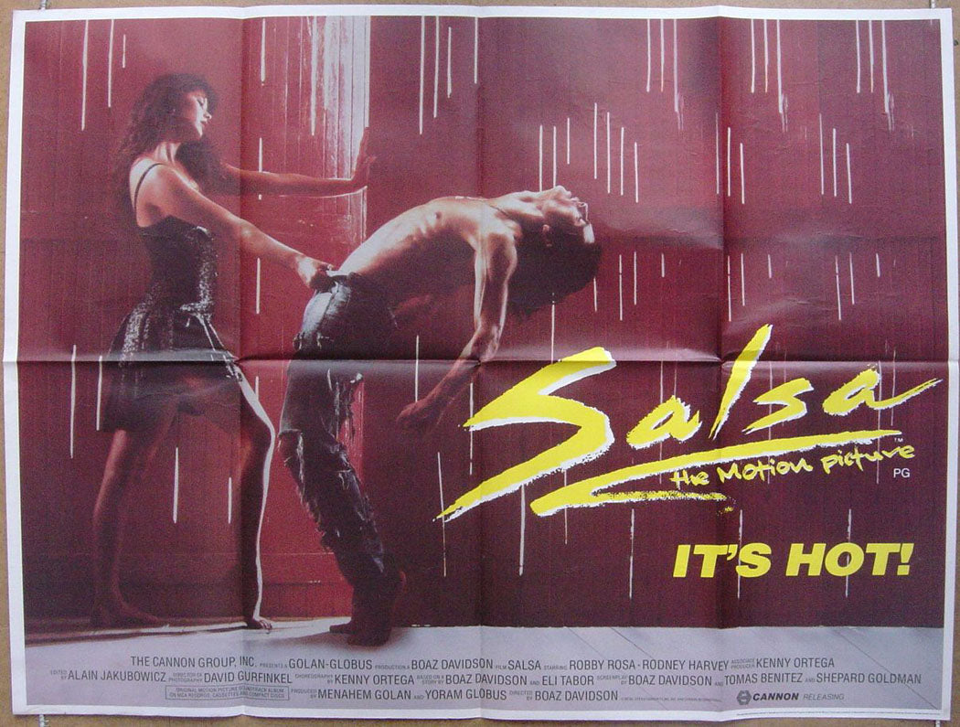 Salsa : The Movie  Original Quad Movie Poster  