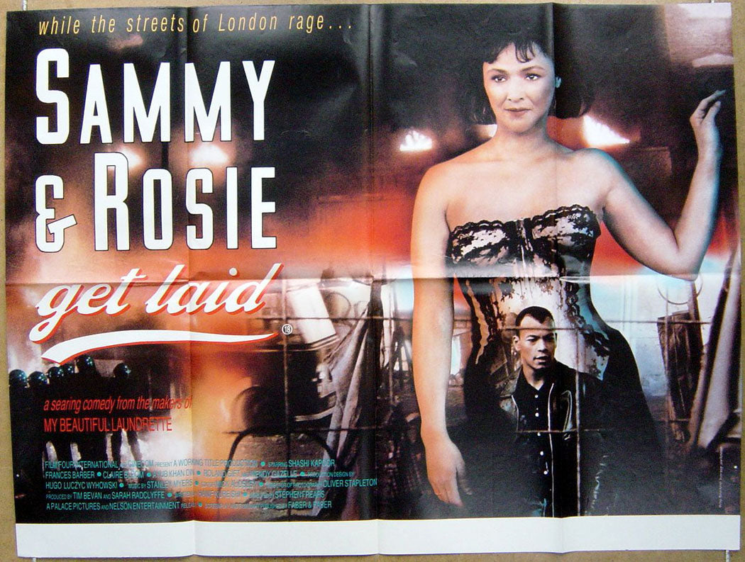 Sammy And Rosie Get Laid  Original Quad Movie Poster  