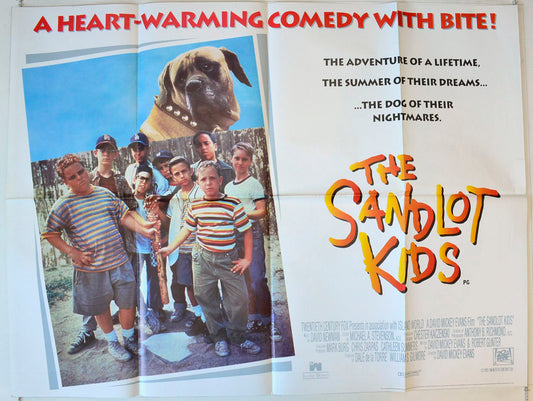 The Sandlot Kids Original British Quad Poster - Movie Poster